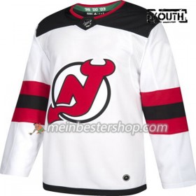 New Jersey Devils Blank Adidas Weiß Trikot Authentic - Kinder
